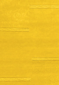 Solid Yellow Modern Rug, abs1868yw