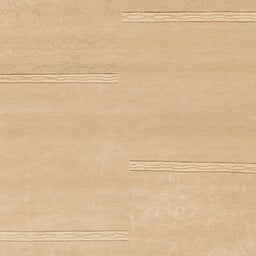 Square Abstract Yellow Solid Rug, abs1868