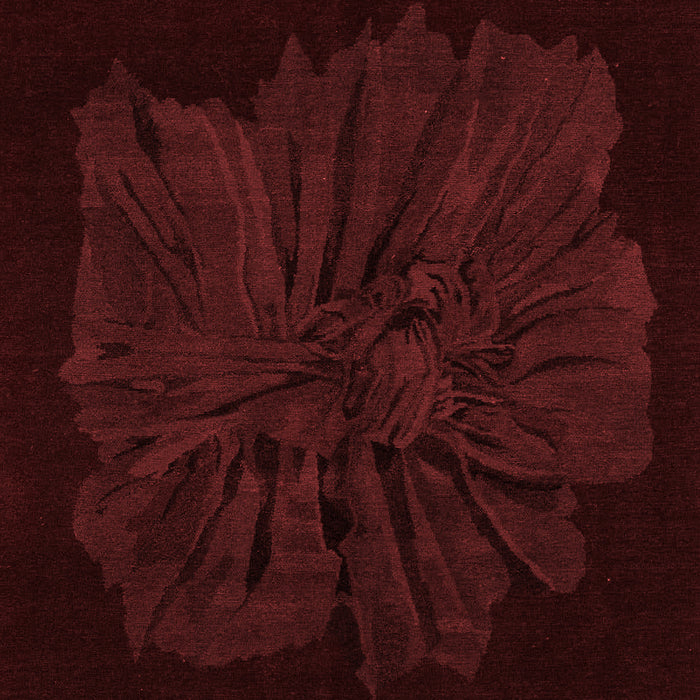 Abstract Red Modern Area Rugs