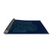 Sideview of Abstract Light Blue Modern Rug, abs1869lblu