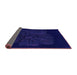 Sideview of Abstract Purple Modern Rug, abs1869pur