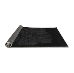 Sideview of Abstract Gray Modern Rug, abs1869gry