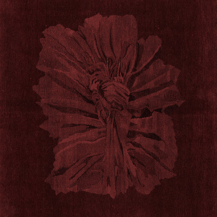 Abstract Red Modern Rug, abs1869red