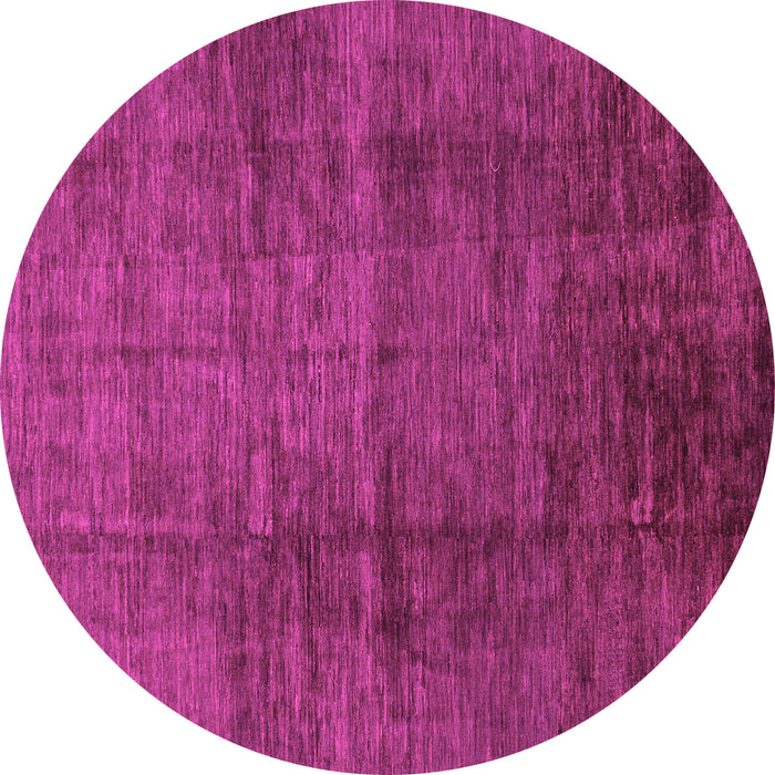 Round Abstract Pink Modern Rug, abs186pnk