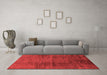 Modern Red Washable Rugs