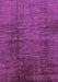 Machine Washable Abstract Purple Modern Area Rugs, wshabs186pur