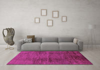 Machine Washable Abstract Pink Modern Rug, wshabs186pnk