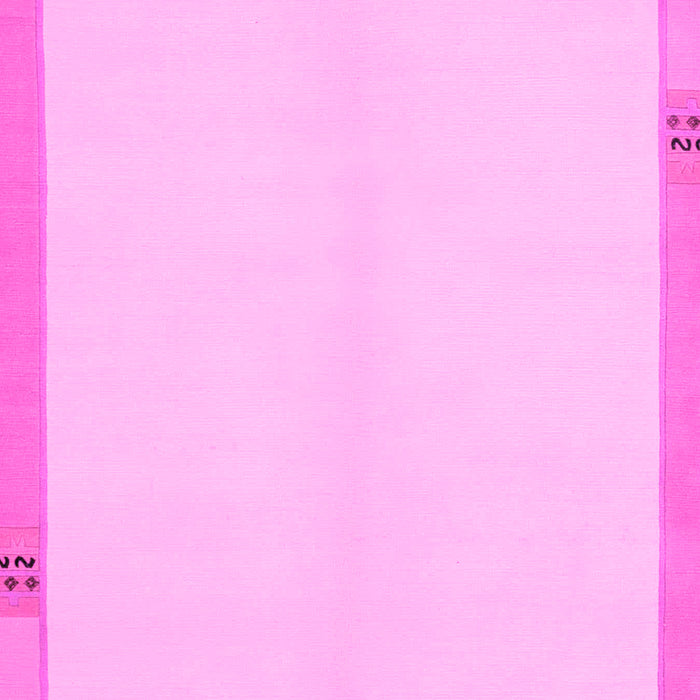 Machine Washable Solid Pink Modern Rug, wshabs1870pnk