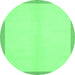 Round Solid Emerald Green Modern Rug, abs1870emgrn