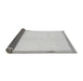 Sideview of Solid Gray Modern Rug, abs1870gry