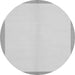 Round Solid Gray Modern Rug, abs1870gry