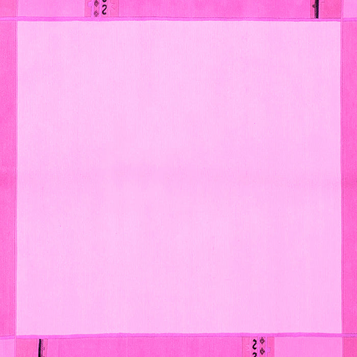 Square Solid Pink Modern Rug, abs1870pnk