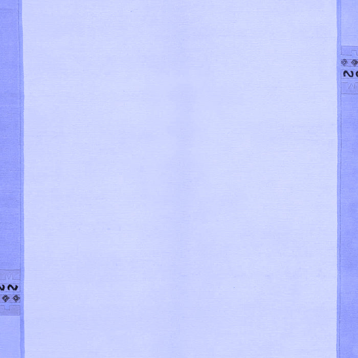 Machine Washable Solid Blue Modern Rug, wshabs1870blu