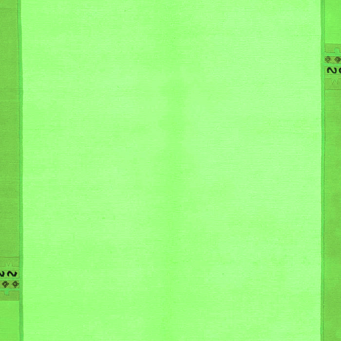 Machine Washable Solid Green Modern Area Rugs, wshabs1870grn