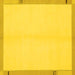 Square Solid Yellow Modern Rug, abs1870yw