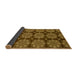 Sideview of Abstract Dark Brown Modern Rug, abs1871