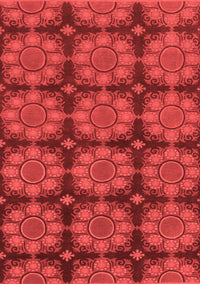 Abstract Red Modern Rug, abs1871red