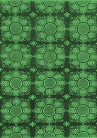 Abstract Emerald Green Modern Rug, abs1871emgrn