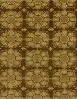 Machine Washable Abstract Dark Golden Brown Rug, wshabs1871