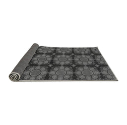 Sideview of Abstract Gray Modern Rug, abs1871gry