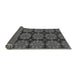 Sideview of Abstract Gray Modern Rug, abs1871gry