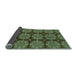 Sideview of Abstract Light Blue Modern Rug, abs1871lblu