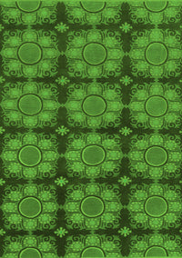 Abstract Green Modern Rug, abs1871grn