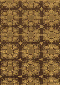 Abstract Brown Modern Rug, abs1871brn