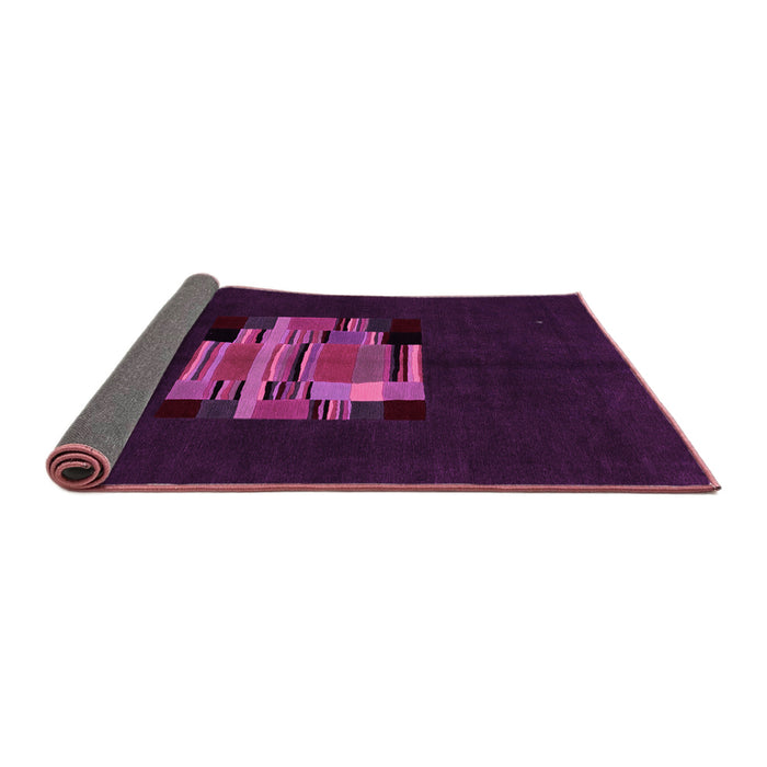 Sideview of Abstract Pink Modern Rug, abs1872pnk