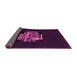 Sideview of Abstract Pink Modern Rug, abs1872pnk