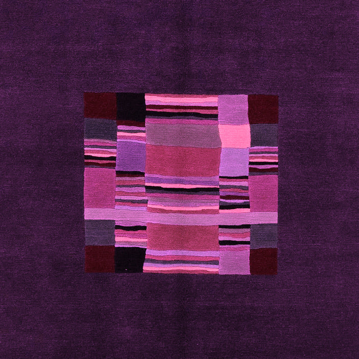 Machine Washable Abstract Pink Modern Rug, wshabs1872pnk