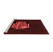 Modern Red Washable Rugs