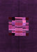 Abstract Pink Modern Rug, abs1872pnk