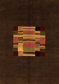 Abstract Orange Modern Rug, abs1872org