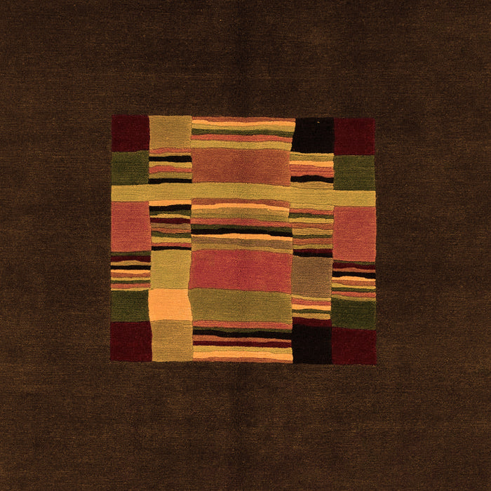 Abstract Orange Modern Rug, abs1872org
