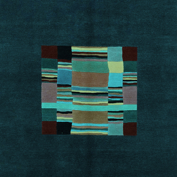 Machine Washable Abstract Light Blue Modern Rug, wshabs1872lblu