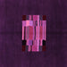 Square Abstract Pink Modern Rug, abs1872pnk