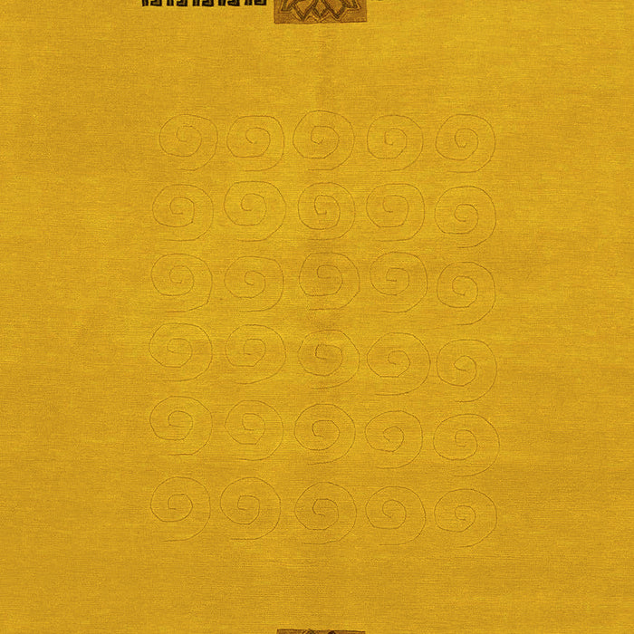 Abstract Yellow Modern Rug, abs1873yw