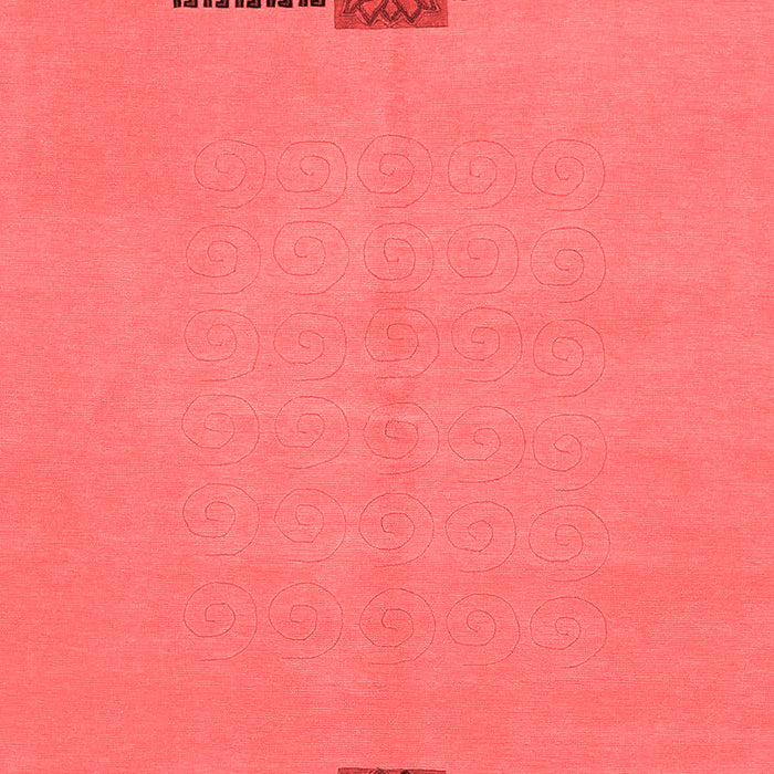 Abstract Red Modern Area Rugs