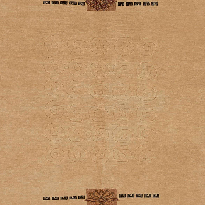 Abstract Orange Modern Rug, abs1873