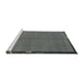 Sideview of Machine Washable Abstract Gray Rug, wshabs1874