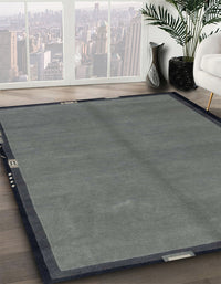 Abstract Gray Modern Rug, abs1874