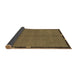 Sideview of Abstract Brown Modern Rug, abs1874brn