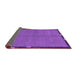 Sideview of Abstract Purple Modern Rug, abs1874pur