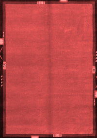 Abstract Red Modern Rug, abs1874red