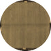 Round Abstract Brown Modern Rug, abs1874brn