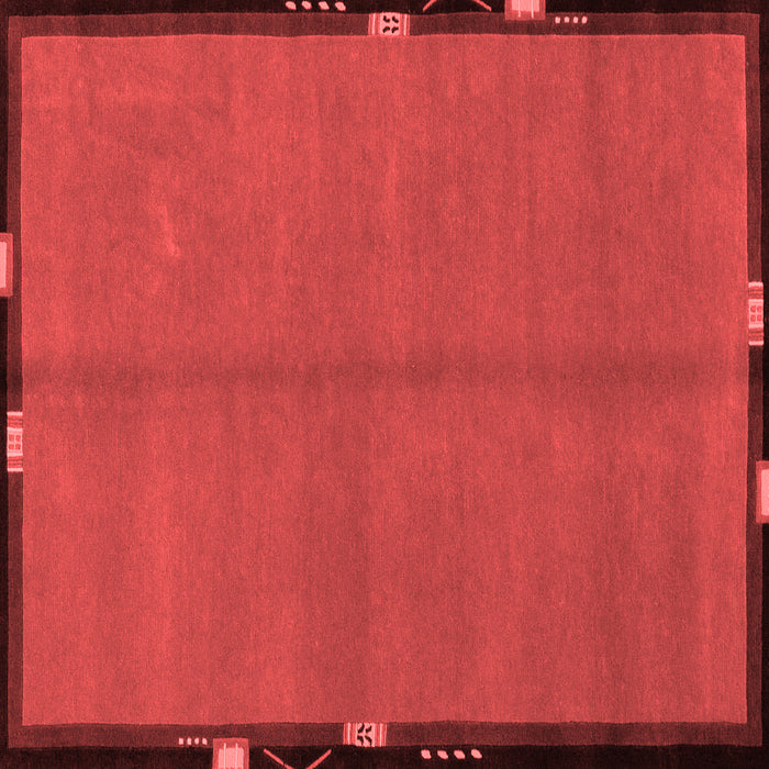 Machine Washable Abstract Red Modern Rug, wshabs1874red