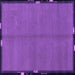 Square Abstract Purple Modern Rug, abs1874pur