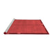 Modern Red Washable Rugs