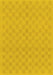 Checkered Yellow Modern Rug, abs1875yw